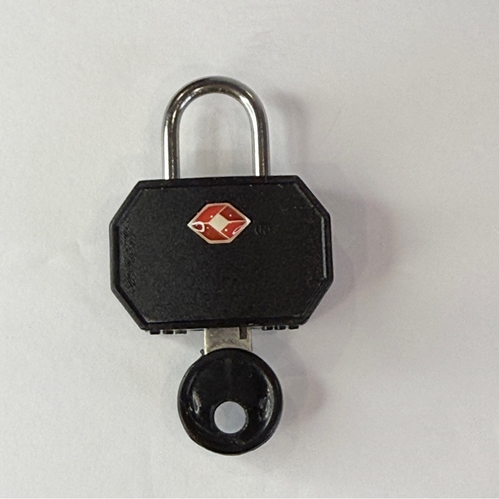 TSA 007 Travel Luggage Lock Compact Black Security Padlock 🔒 - Picture 10 of 12